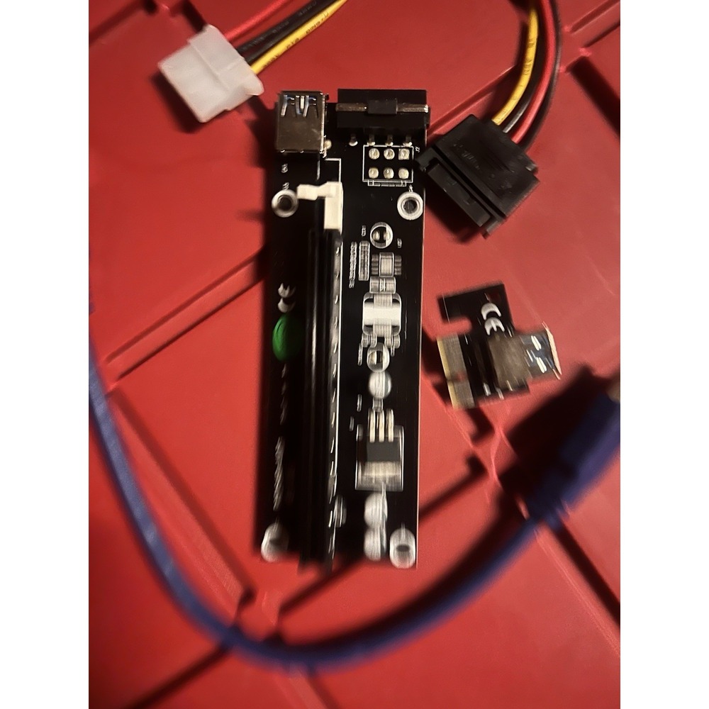 PCI-E 1x to 16x riser card Lot Of 5
